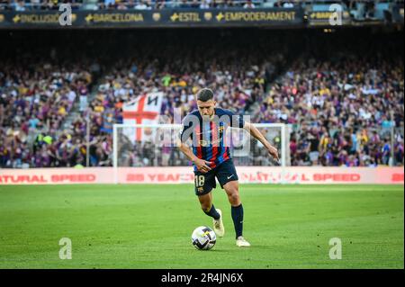 Barcelone, Espagne. 28th mai 2023. Jordi Alba (FC Barcelone) lors d'un match de la Liga Santander entre le FC Barcelone et le RCD Mallorca au camp Spotify Nou, à Barcelone, Espagne sur 28 mai 2023. (Photo/Felipe Mondino) crédit: Live Media Publishing Group/Alay Live News Banque D'Images