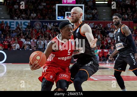 2022/2023 Basketball Bundesliga, FC Bayern München vs ratiopharm ulm, Playoff Halbfinale jeu 1 2023-05-28 à München (Audi Dome) WINSTON Cassius ( Banque D'Images