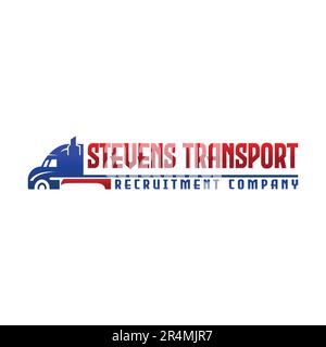 Conception de logo de camion dans le format de modèle vectoriel Illustration de Vecteur
