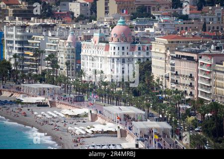 Nice, France - 09 23 2022 : Hôtel Negresco à Nice, côte d'azur Banque D'Images