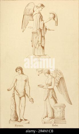 'Manue de la mythologie : grec et romain, norse, et ancienne mythologie allemande, hindoo et égyptienne' (1875) Banque D'Images