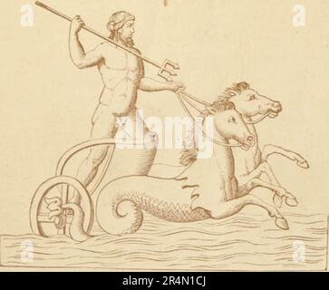 'Manue de la mythologie : grec et romain, norse, et ancienne mythologie allemande, hindoo et égyptienne' (1875) Banque D'Images