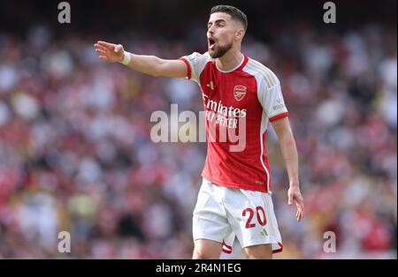 Londres, Royaume-Uni. 28th mai 2023. Jorginho d'Arsenal lors du match de la première Ligue au stade Emirates, Londres. Le crédit photo devrait se lire: David Klein/Sportimage crédit: Sportimage Ltd/Alay Live News Banque D'Images