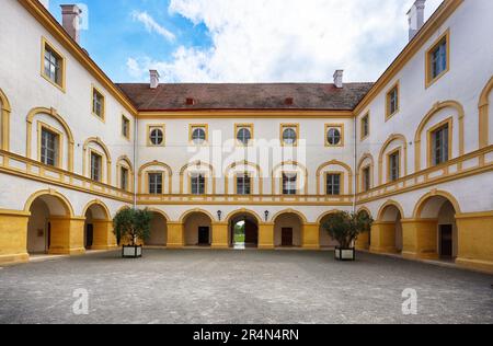 Hof Castle sur la marche en Basse-Autriche Banque D'Images