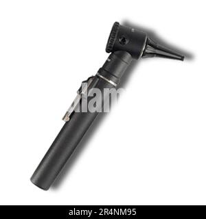 Otoscope à usage médical pour l'examen des oreilles, équipement médical pour l'examen physique adapté au concept médical. Banque D'Images