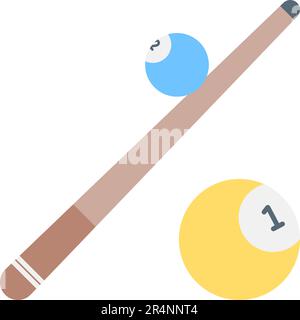 Image vectorielle d'icône de billard. Illustration de Vecteur