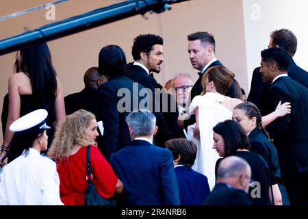 Cannes, France, 27th mai 2023, Orlando Bloom et Geri Halliwell assistent au festival du film de Cannes 76th au Palais des Festivals (photo : Giovanna Onofri) Banque D'Images