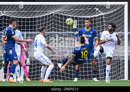 Vérone, Italie. 28th mai 2023. Stade Bentegodi, 28.05.23 Milan Djuric (19 Hellas Verona) pendant la série Un match entre Hellas Verona et Empoli FC au stade Bentegodi à Vérone, Italie Soccer (Cristiano Mazzi/SPP) Credit: SPP Sport Press photo. /Alamy Live News Banque D'Images