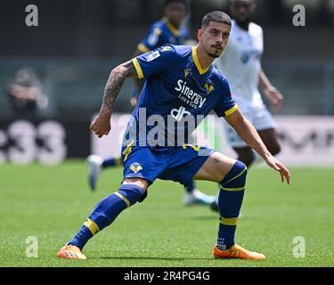 Vérone, Italie. 28th mai 2023. Stade Bentegodi, 28.05.23 Fabio Depaoli (29 Hellas Verona) pendant la série Un match entre Hellas Verona et Empoli FC au stade Bentegodi à Vérone, Italie Soccer (Cristiano Mazzi/SPP) Credit: SPP Sport Press photo. /Alamy Live News Banque D'Images