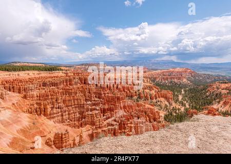 Brice Canyon parc national panorama état de l'Utah. Banque D'Images