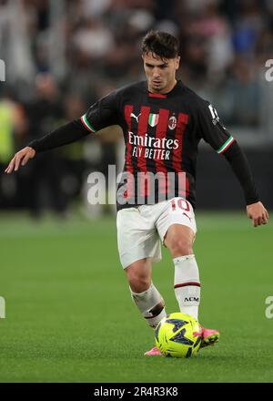 Turin, Italie. 28th mai 2023. Brahim Diaz de l'AC Milan pendant le match de la série A au stade Allianz, à Turin. Crédit photo à lire: Jonathan Moscrop/Sportimage crédit: Sportimage Ltd/Alay Live News Banque D'Images