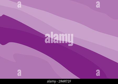 Texture d'arrière-plan abstraite vectorielle de lignes ondulées dans des tons violets doux et tendance. Saison d'été Illustration de Vecteur