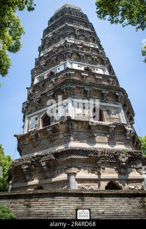 Pagode du temple de Yunyan, district de Gusu. Banque D'Images