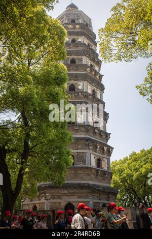 Pagode du temple de Yunyan, district de Gusu. Banque D'Images