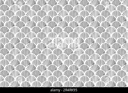 Sea Shell à pois sans couture motif Design tendance mode couleurs papier peint textile surface papier cadeau, Art Deco sans couture motif. Banque D'Images