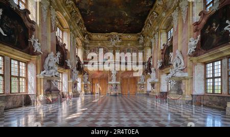 Chambre du Prince Sala Ksiazeca Abbaye cistercienne baroque à Lubiaz Leubus Basse-Silésie Pologne Banque D'Images