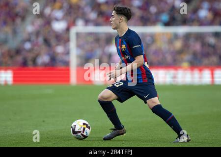 Barcelone, Espagne. 28th mai 2023. BARCELONE, ESPAGNE - MAI 28: GAVI du FC Barcelone pendant le match de la Liga entre le FC Barcelone et le RCD Mallorca au camp Spotify Nou sur 28 mai 2023 à Barcelone, Espagne crédit: DAX Images/Alamy Live News Banque D'Images