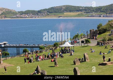 Happy Valley à Llandudno Banque D'Images