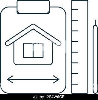 Icône Architecture. Panneau monochrome simple de la collection d'ingénierie. Icône de l'architecture pour le logo, les modèles, la conception Web et les infographies. Illustration de Vecteur
