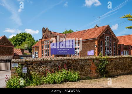 Église de Flitcam d'Angleterre Académie primaire dans le village de Flitcam sur le domaine de Sandringham à Norfolk. Banque D'Images