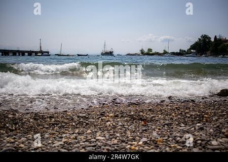 Plage de Rocky Harbour d'Ika Banque D'Images