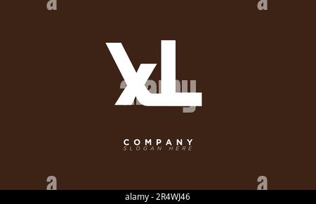 XL lettres Alphabet initiales logo monogramme LX, X et L. Illustration de Vecteur