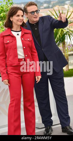 Juliette Binoche (habillée par Courrèges), Benoît Magimel Photocall du film 'la passion de Dodin Bouffant' ('le Pot au feu') 76th Festival de Cannes 25 mai 2023 Banque D'Images