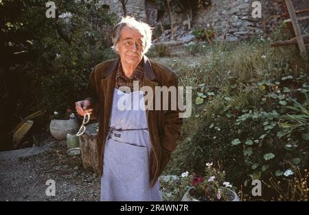 Grand beau (film TV) année: 1990 - France Directeur: Bernard Choquet Serge Reggiani Banque D'Images