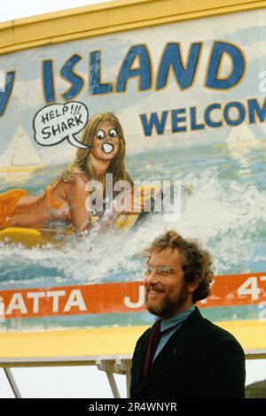 JAWS année : 1975 Etats-Unis Directeur : Steven Spielberg Richard Dreyfuss Banque D'Images