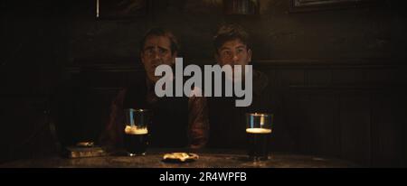 Les Banshees de Inisherin année : 2022 Irlande Royaume-Uni Etats-Unis Directeur : Martin McDonagh Colin Farrell, Barry Keoghan Banque D'Images