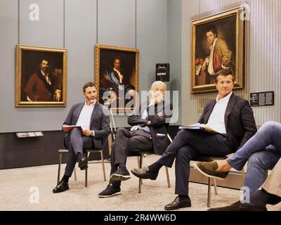 Bergame, Italie. 30th mai 2023. Pour célébrer Bergame Brescia capitale de la culture Rai documentaires propose "les montagnes de la culture", un documentaire pour raconter le patrimoine artistique des vallées de Bergame et Brescia crédit: Agence de photo indépendante/Alamy Live News Banque D'Images