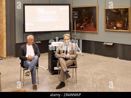 Bergame, Italie. 30th mai 2023. Pour célébrer Bergame Brescia capitale de la culture Rai documentaires propose "les montagnes de la culture", un documentaire pour raconter le patrimoine artistique des vallées de Bergame et Brescia crédit: Agence de photo indépendante/Alamy Live News Banque D'Images