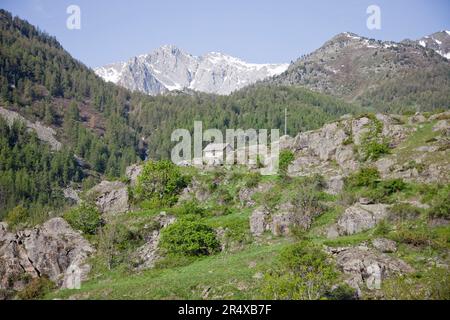 Nevache, France. 30th mai 2023., France sur 30 mai 2023. La vallée de la Nevache est une vallée transfrontalière aux caractéristiques naturelles et sauvages qui, en été, est devenue un lieu de tourisme dans les Hautes-Alpes. Photo par Thibaut Durand /ABACAPRESS.COM crédit: Abaca Press/Alay Live News Banque D'Images