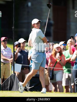 Dublin, Ohio, États-Unis. 30th mai 2023. Rory McIlroy (GBR) se présente au Memorial Tournament de Dublin, Ohio. Brent Clark/Cal Sport Media/Alamy Live News Banque D'Images