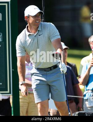 Dublin, Ohio, États-Unis. 30th mai 2023. Rory McIlroy (GBR) se présente au Memorial Tournament de Dublin, Ohio. Brent Clark/Cal Sport Media/Alamy Live News Banque D'Images