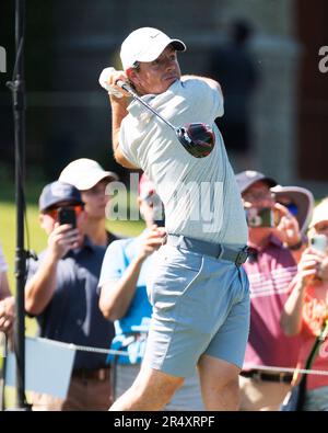 Dublin, Ohio, États-Unis. 30th mai 2023. Rory McIlroy (GBR) se présente au Memorial Tournament de Dublin, Ohio. Brent Clark/Cal Sport Media/Alamy Live News Banque D'Images