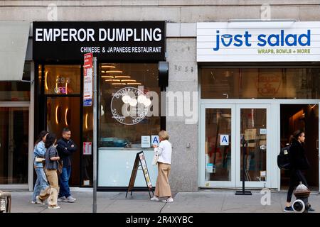 Emperor Dumpling, 293 7th Ave, New York, New York, New York photo d'un restaurant chinois de boulonnage dans le quartier Chelsea de Manhattan. Banque D'Images