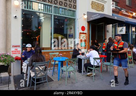 Pranakhon พระนคร, 88 University PL, New York, New York, NYC photo d'un restaurant thaïlandais dans le quartier de Greenwich Village à Manhattan. Banque D'Images