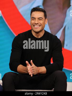 Miami, États-Unis d'Amérique. 29th mai 2023. DORAL, FL-MAY 30: Le chanteur Carlos Rivera est vu lors du spectacle du matin "Despierta America" de l'Univision sur 30 mai 2023 à Doral, Floride. (Photo par Alberto E. Tamargo/Sipa USA) crédit: SIPA USA/Alay Live News Banque D'Images