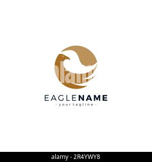 Logo Eagle Résumé . Icône oiseau. Illustration du vecteur Eagle Head Illustration de Vecteur