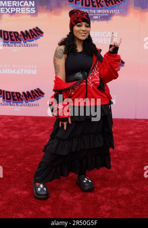 30 mai 2023 Los Angeles, Californie - Roisee. Première mondiale du film « Spider-Man: Across the Spider-verse » de Sony Pictures animation, au Regency Village Theatre de Los Angeles. (Credit image: © FS/AdMedia via ZUMA Press Wire) USAGE ÉDITORIAL SEULEMENT! Non destiné À un usage commercial ! Banque D'Images