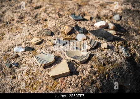 Monument national de Bandelier, réserve nationale du Nouveau-Mexique Banque D'Images