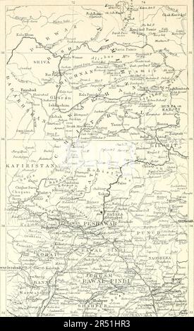 'La campagne Chitral : un récit des événements à Chitral, Swat et Bajour' (1895) Banque D'Images