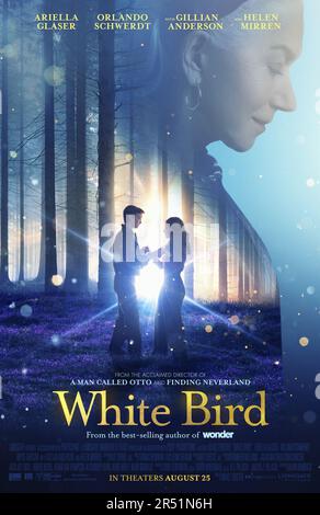 Affiche de film White Bird 2023 Banque D'Images