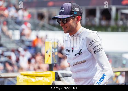 Monte-Carlo, Monaco, circuit de Monaco, 28 mai 2023 : Esteban Ocon, lors du Grand Prix de Formule 1 de Monaco Banque D'Images