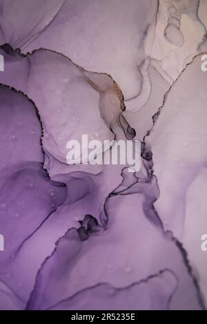 Encre, peinture, abstrait. Gros plan de la peinture. Arrière-plan de peinture abstrait coloré. Banque D'Images