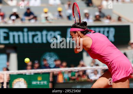 Paris, France. 31st mai 2023. Caroline Garcia (France) est en action au tournoi de tennis Grand Chelem 2023 à Roland Garros, Paris, France. Frank Molter/Alamy Actualités en direct Banque D'Images