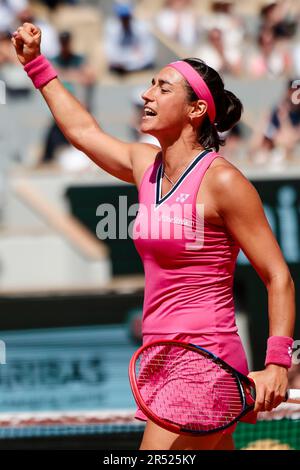 Paris, France. 31st mai 2023. Caroline Garcia (France) est en action au tournoi de tennis Grand Chelem 2023 à Roland Garros, Paris, France. Frank Molter/Alamy Actualités en direct Banque D'Images