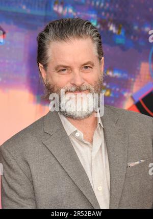 LOS ANGELES, CA - 30 MAI : Shea Whigham assiste à la première mondiale de 'Spider-Man: Traverser le verset araignée' au Regency Village Theatre sur 30 mai 2023 Banque D'Images