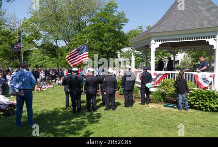 Événement du Memorial Day. Dennis, Massachusetts, (Cape Cod) , États-Unis. Banque D'Images